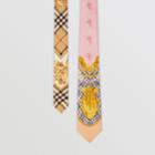 Burberry Burberry Modern Cut Archive Scarf Print Silk Tie, Pale Pink