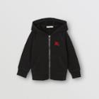 Burberry Burberry Childrens Cotton Jersey Hooded Top, Size: 3y, Black