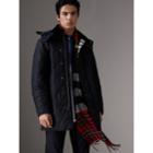 Burberry Burberry Detachable Hood Diamond Quilted Field Jacket, Size: 42