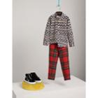 Burberry Burberry Spot And Stripe Print Cotton Shirt, Size: 6y