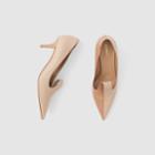 Burberry Burberry Two-tone Leather Point-toe Pumps, Size: 35