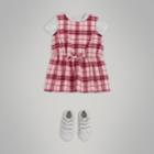 Burberry Burberry Gathered Check Cotton Dress, Size: 2y