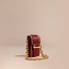 Burberry The Buckle Bag - Oblong In Suede