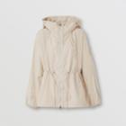 Burberry Burberry Logo Detail Cotton Blend Hooded Jacket, Size: 0