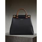 Burberry Burberry The Dk88 Luggage Bag With Alligator, Black