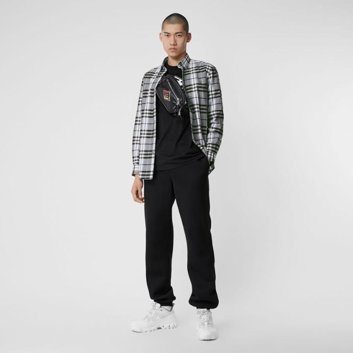 Burberry Burberry Vintage Check Cotton Poplin Shirt, Blue