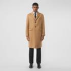 Burberry Burberry Button Detail Wool Cashmere Tailored Coat, Size: 60