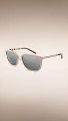 Burberry Burberry Trench Collection Square Frame Sunglasses, Beige