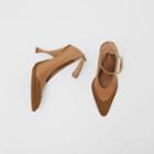 Burberry Burberry Toe Cap Detail Leather Point-toe Pumps, Size: 36, Brown