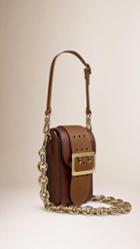 Burberry The Belt Bag -oblong In Textured Leather