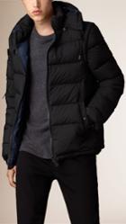 Burberry Burberry Puffer Jacket With Removable Sleeves, Black
