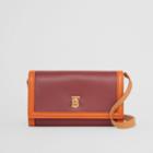 Burberry Burberry Monogram Motif Leather Wallet With Detachable Strap