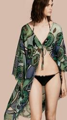 Burberry Floral Print Cotton Kaftan
