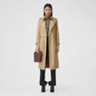 Burberry Burberry The Long Chelsea Heritage Trench Coat, Size: 12, Beige