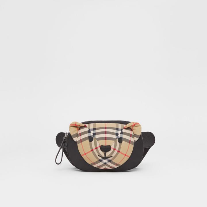 Burberry Burberry Childrens Vintage Check Econyl Thomas Bear Bum Bag