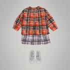Burberry Burberry Scribble Check Print Cotton Shirt, Size: 3y, Red