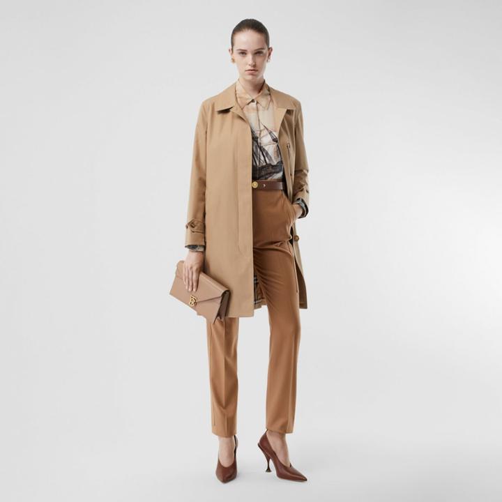 Burberry Burberry The Pimlico Car Coat, Size: 06, Beige