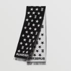 Burberry Burberry Childrens Star And Monogram Motif Wool Cotton Jacquard Scarf, Size: Os, Black