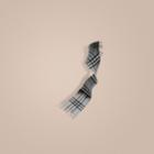 Burberry Burberry The Mini Classic Cashmere Scarf In Check, Size: Os, Grey