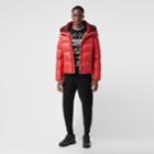 Burberry Burberry Detachable Sleeve Hooded Puffer Jacket, Red