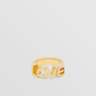 Burberry Burberry Gold-plated Love Ring