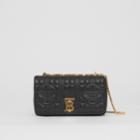 Burberry Burberry Small Badge Appliqu Quilted Lambskin Lola Bag