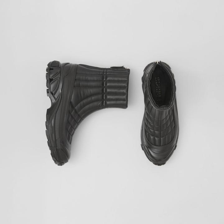 Burberry Burberry Quilted Lambskin Boots, Size: 35