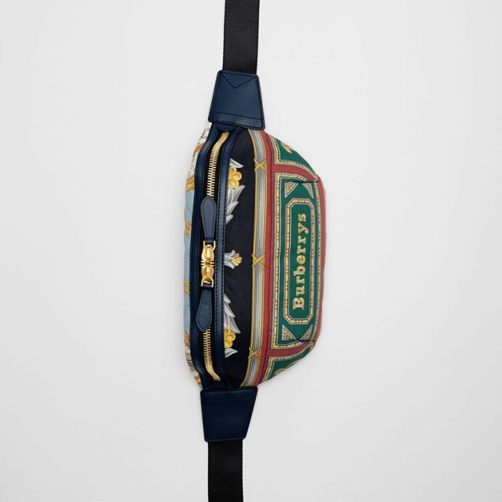 Burberry Burberry Medium Archive Scarf Print Bum Bag, Green