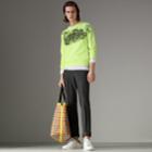 Burberry Burberry Doodle Print Cotton Sweatshirt, Size: M, Yellow