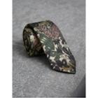Burberry Burberry Slim Cut Beasts Silk Jacquard Tie, Green