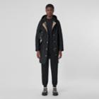 Burberry Burberry Diamond Quilted Thermoregulated Hooded Coat, Size: Xl, Black