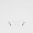 Burberry Burberry Monogram Motif Chain-link Detail Blue Light Glasses