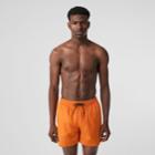 Burberry Burberry Logo Detail Drawcord Swim Shorts, Orange