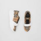 Burberry Burberry Vintage Check Cotton Sneakers, Size: 37, Beige