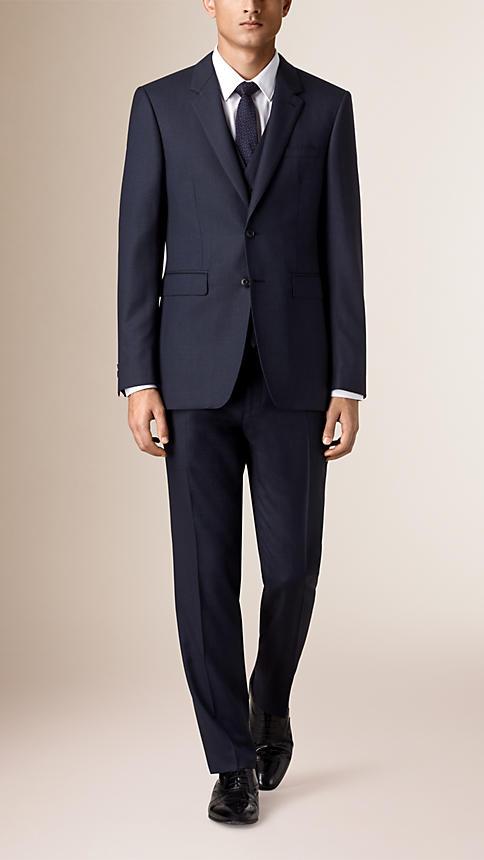 Burberry Modern Fit Wool Half-canvas Three-piece Suit