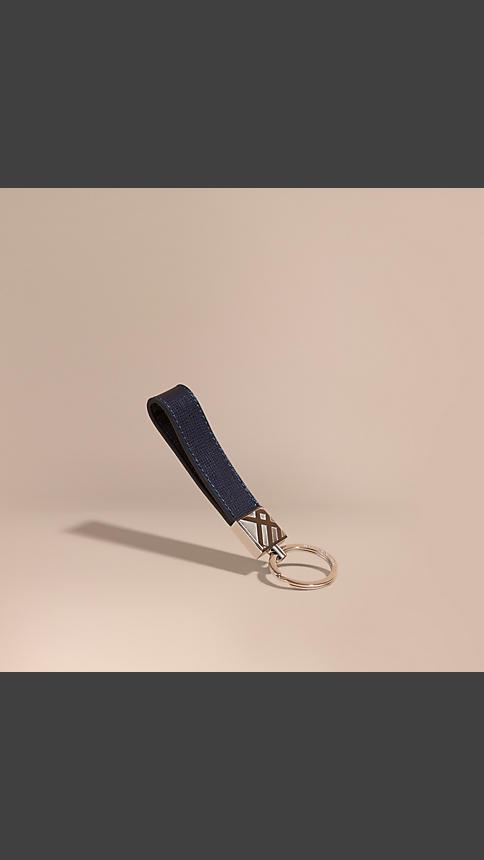 Burberry London Leather Key Ring