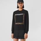 Burberry Burberry Horseferry Square Wool Blend Jacquard Sweater, Size: Xl