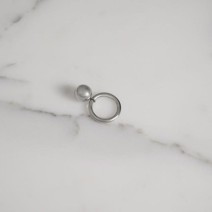 Burberry Burberry Charm Palladium-plated Ring