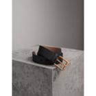 Burberry Burberry Grainy Leather Belt, Size: 90, Black