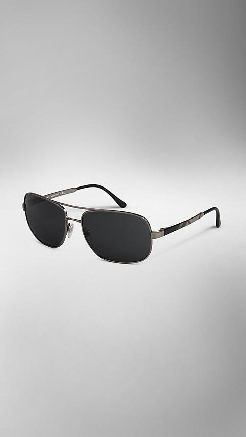 Burberry Square Frame Aviator Sunglasses