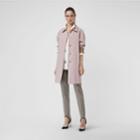 Burberry Burberry The Camden Car Coat, Size: 04, Pink
