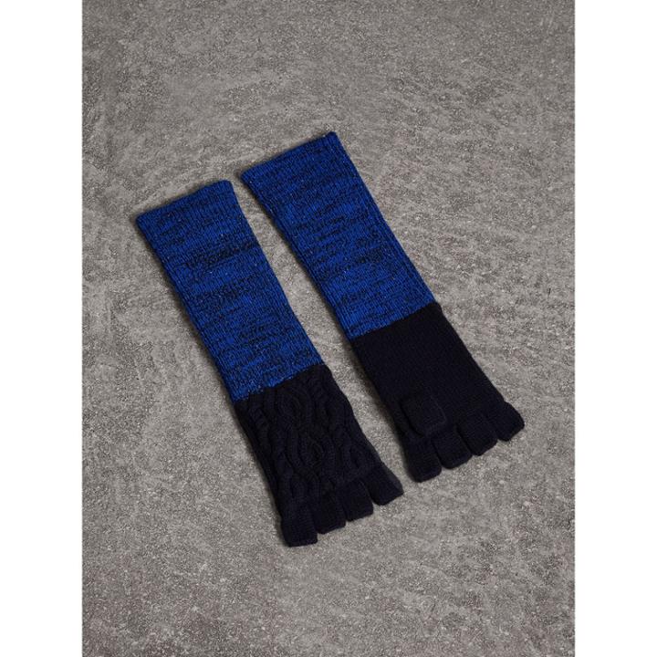 Burberry Burberry Wool Cashmere Fingerless Gloves