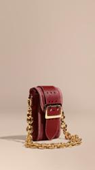 Burberry The Buckle Bag -oblong In Suede