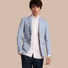 Burberry Slim Fit Cotton Linen Jacket