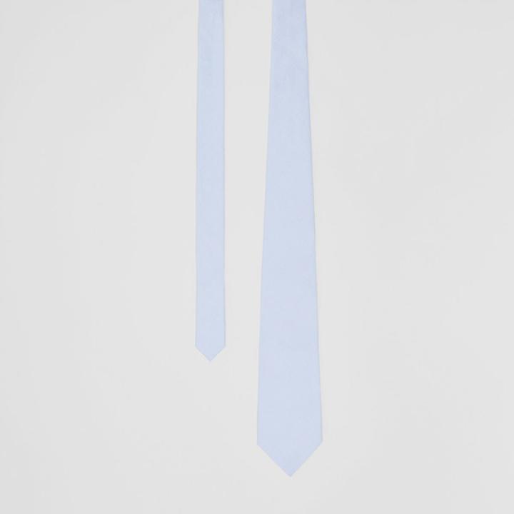 Burberry Burberry Classic Cut Cotton Tie, Grey