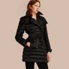 Burberry Burberry Down-filled Puffer Coat, Size: M, Black