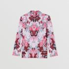 Burberry Burberry Childrens Long-sleeve Camouflage Print Stretch Jersey Top, Size: 10y