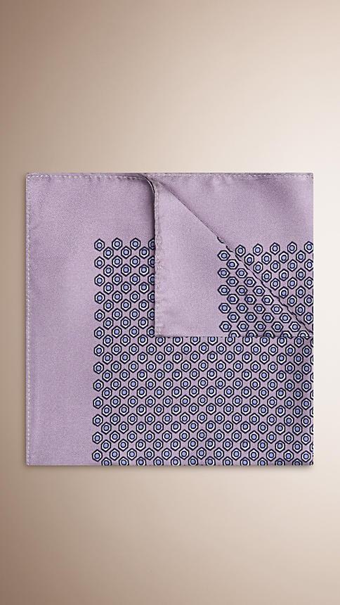 Burberry Printed Silk Pocket Square