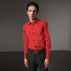 Burberry Burberry Polka-dot Cotton Flannel Shirt