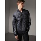 Burberry Burberry Diamond Quilted Gilet, Size: 44, Blue